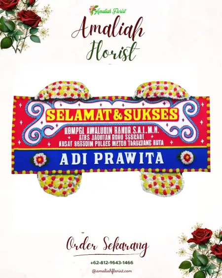 Papan Bunga Ucapan Selamat Sebulu