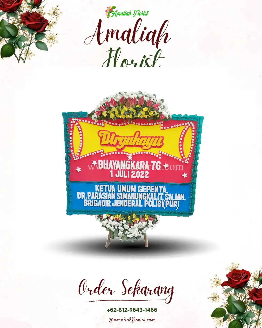 Papan Bunga HUT Ulang Tahun Sebulu